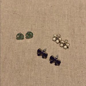 Stella & Dot tween stud pack earrings